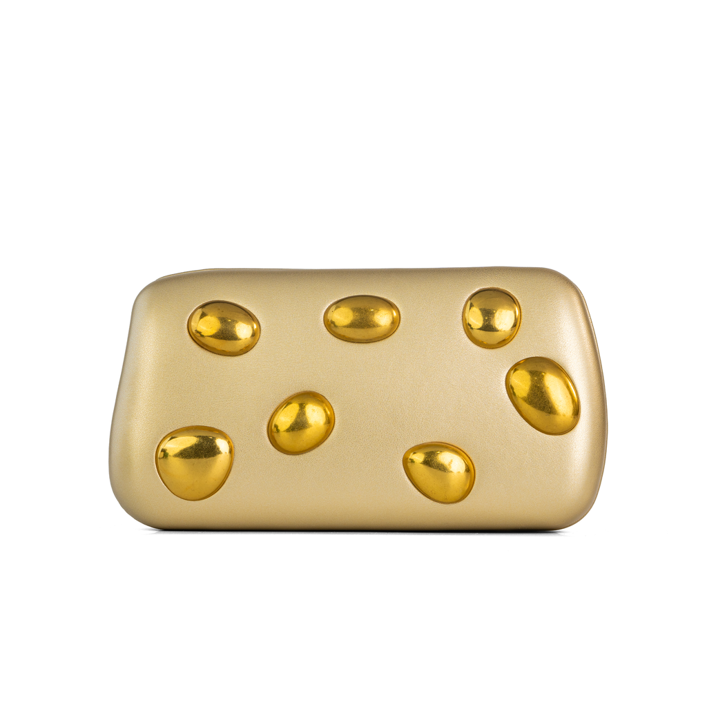 Matte Luxury Jewel Clutch Bag