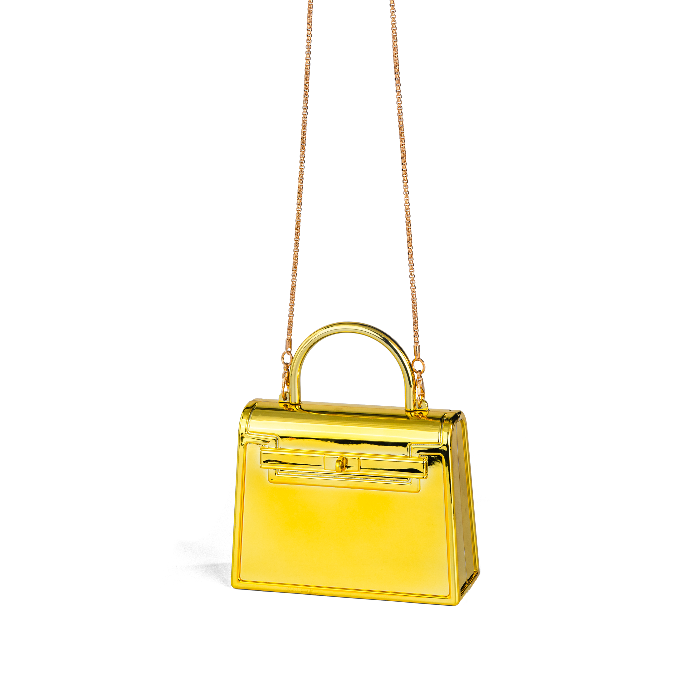 Mini Glossy Quartz Clutch Bag