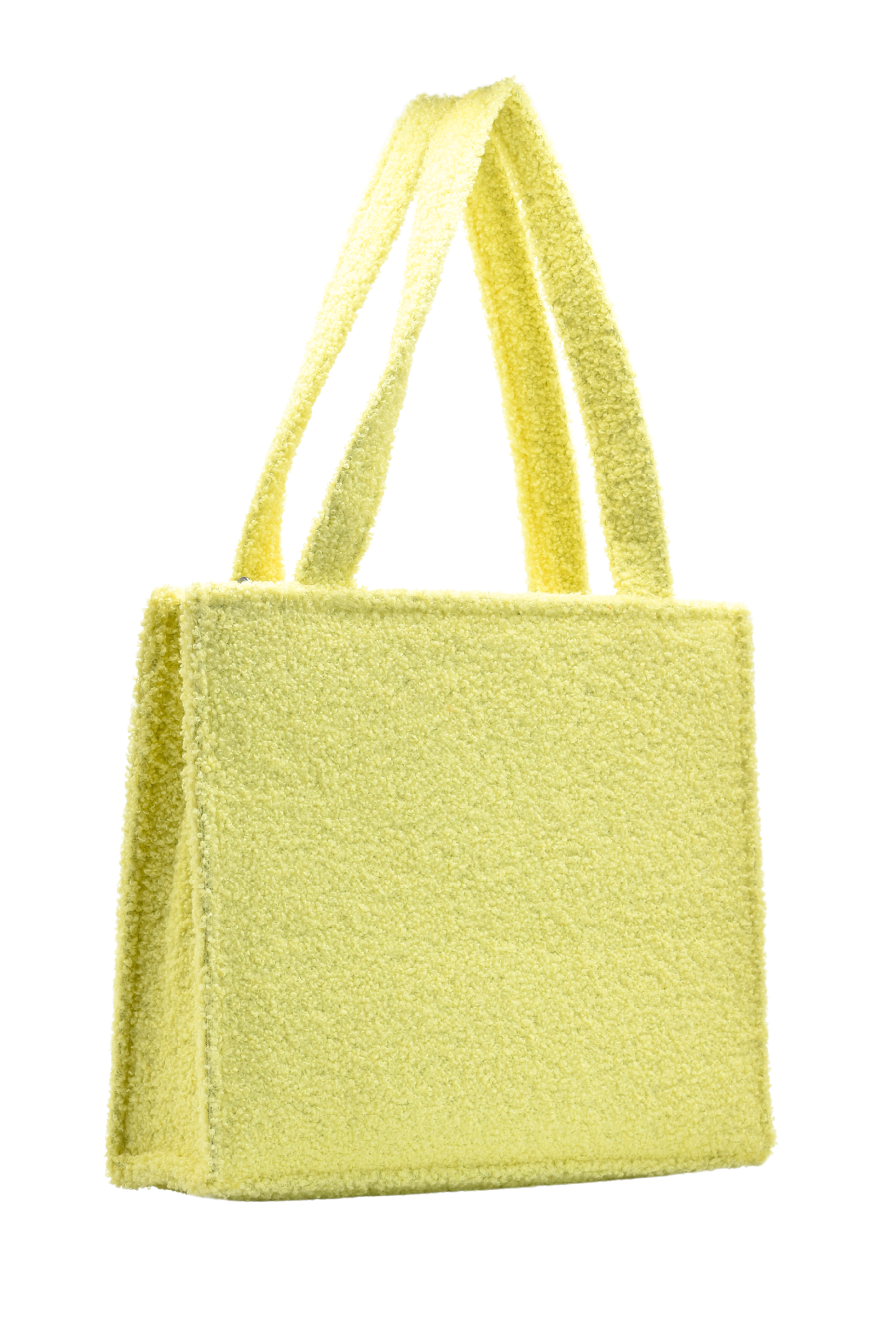 Coral Teddy Plush Tote Bag