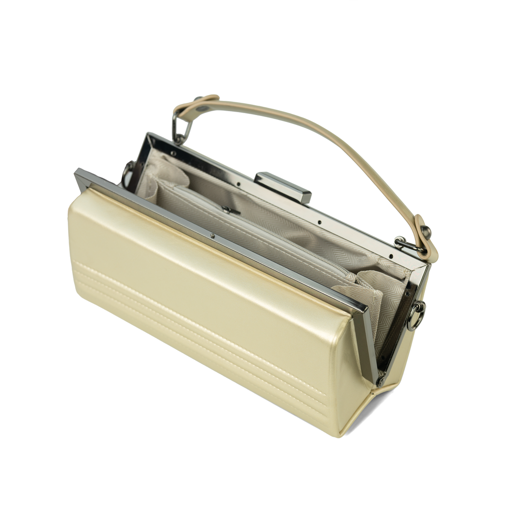 Top Handle Pleated Bag