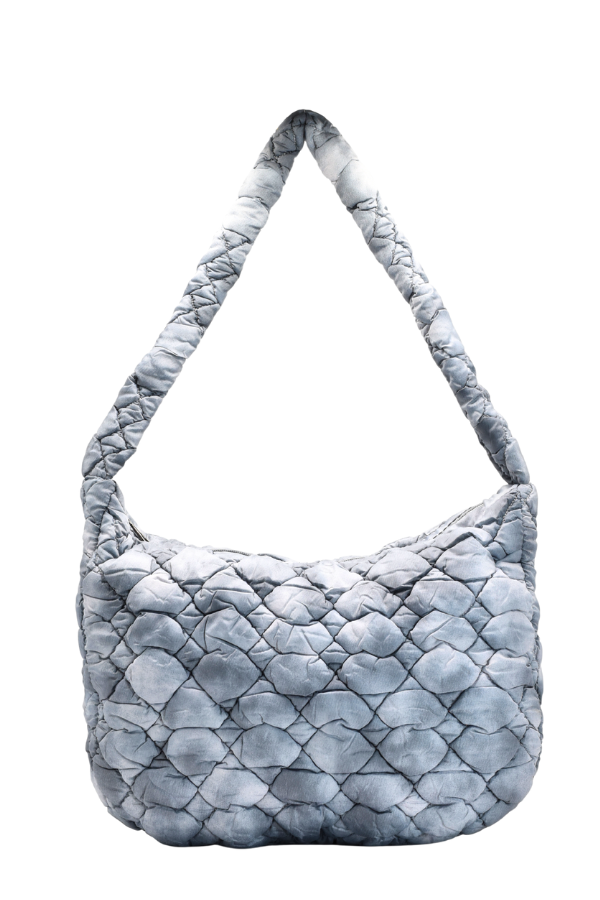 Tie and Dye Puffer Tote Bag