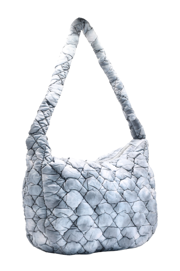 Tie and Dye Puffer Tote Bag