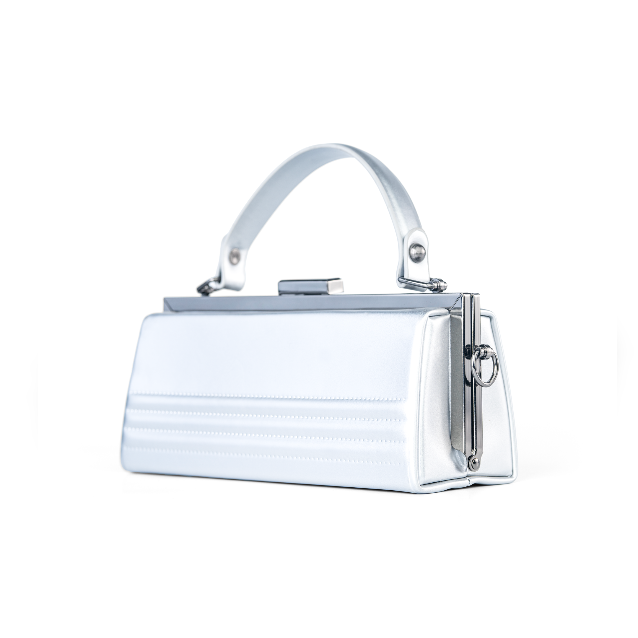 Top Handle Pleated Bag