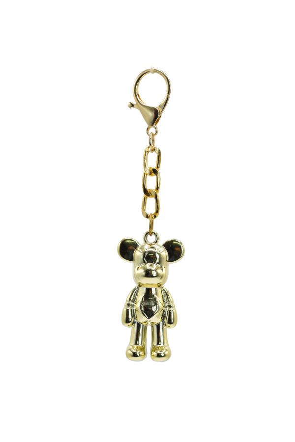 Mini Metal Teddy Charm