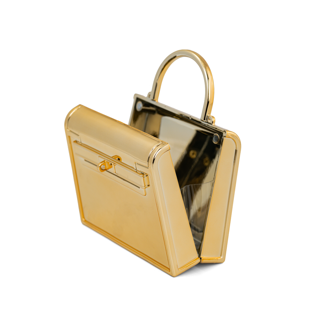Mini Glossy Quartz Clutch Bag