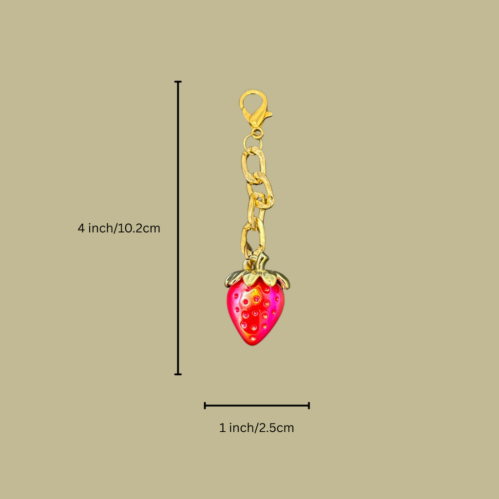 Small Strawberry Charm