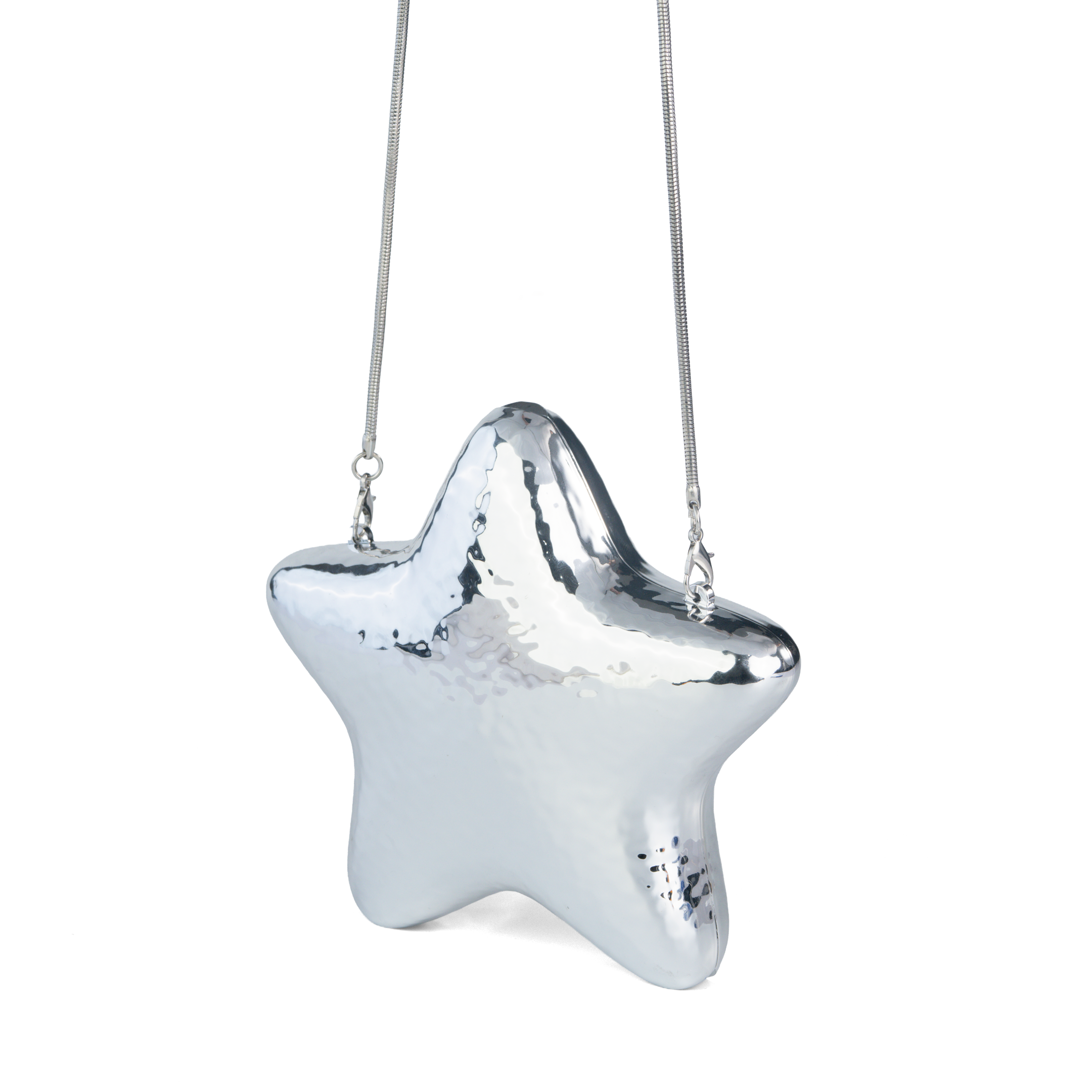 Metallic Starry Clutch Bag