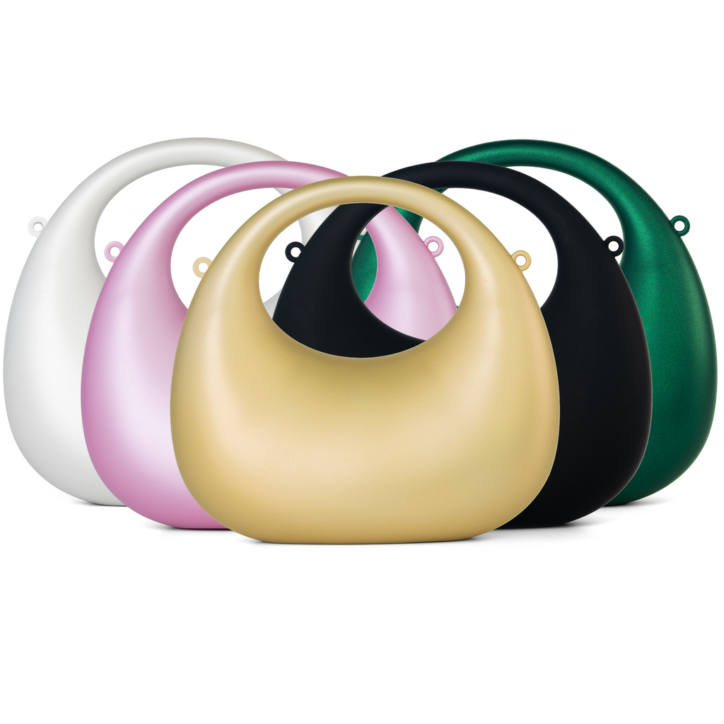 Mini Matte Crescent Clutch Bag