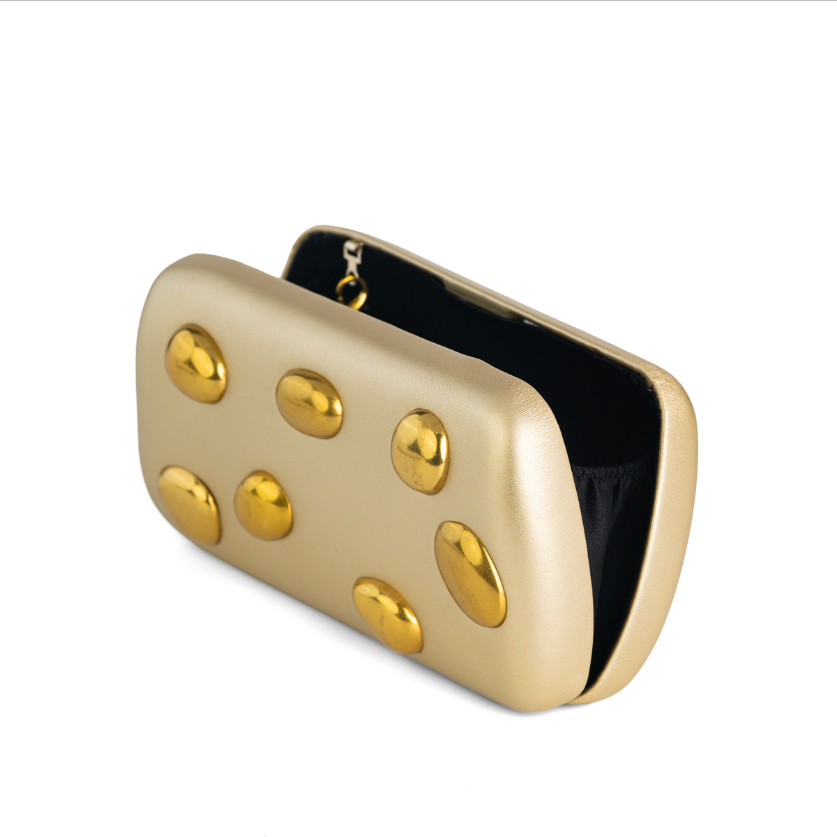 Matte Luxury Jewel Clutch Bag