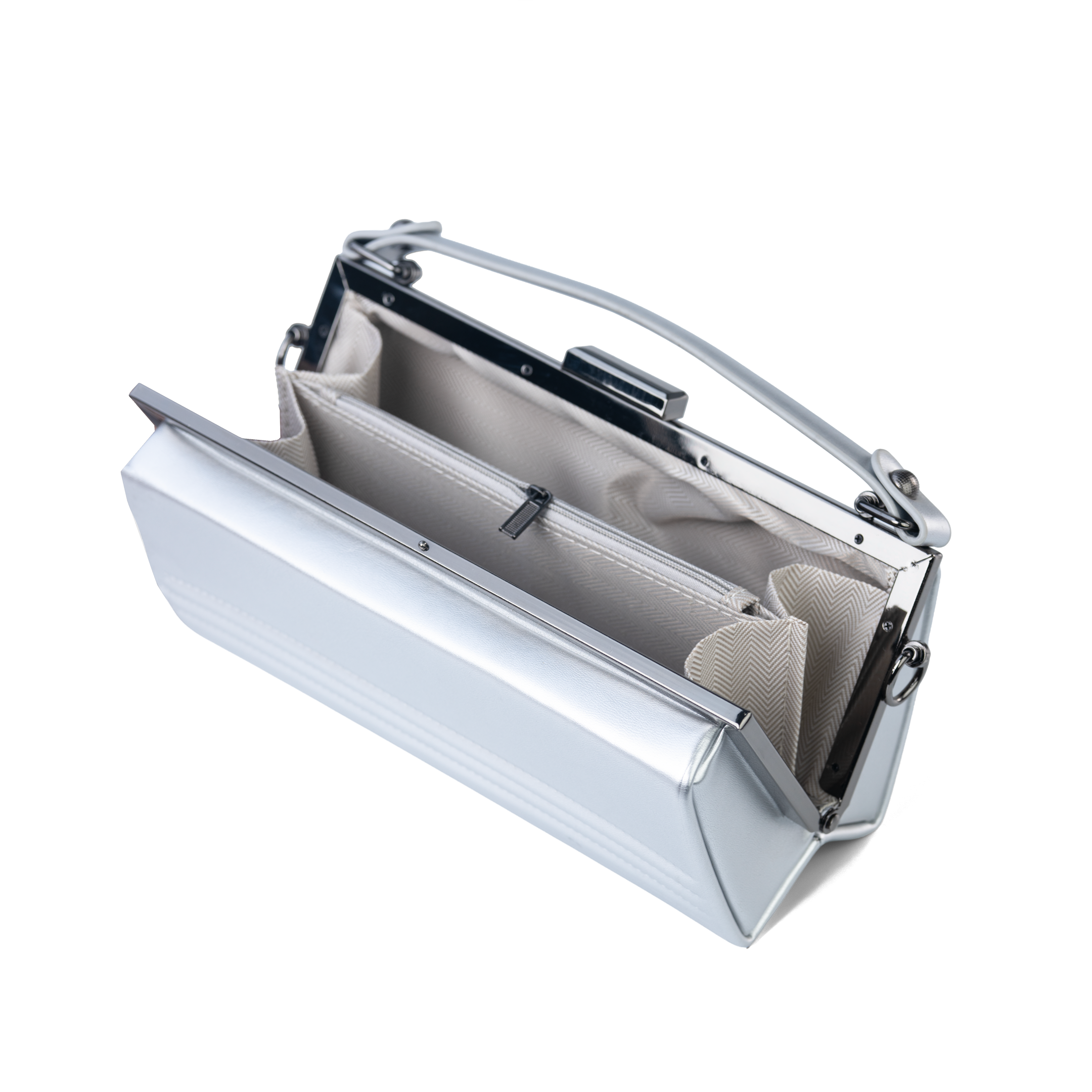 Top Handle Pleated Bag