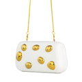 Matte Luxury Jewel Clutch Bag
