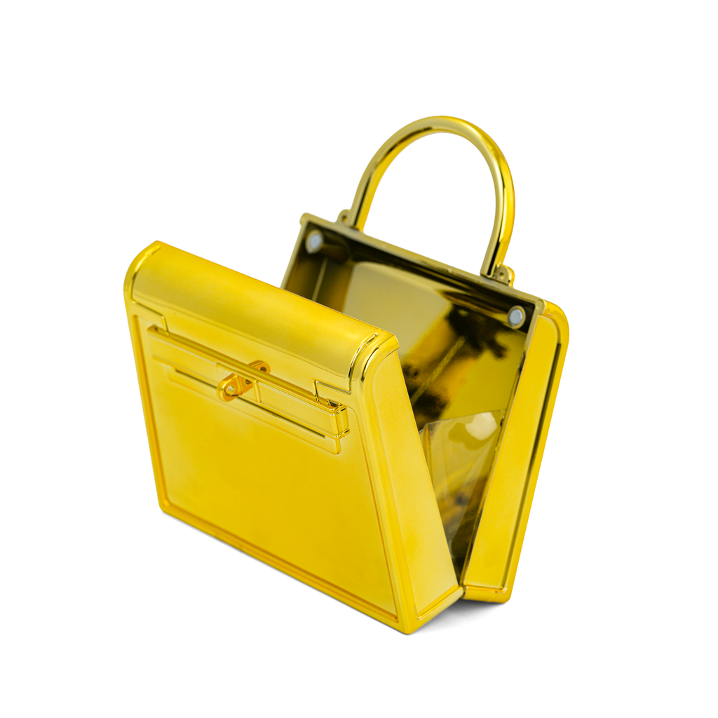 Mini Glossy Quartz Clutch Bag