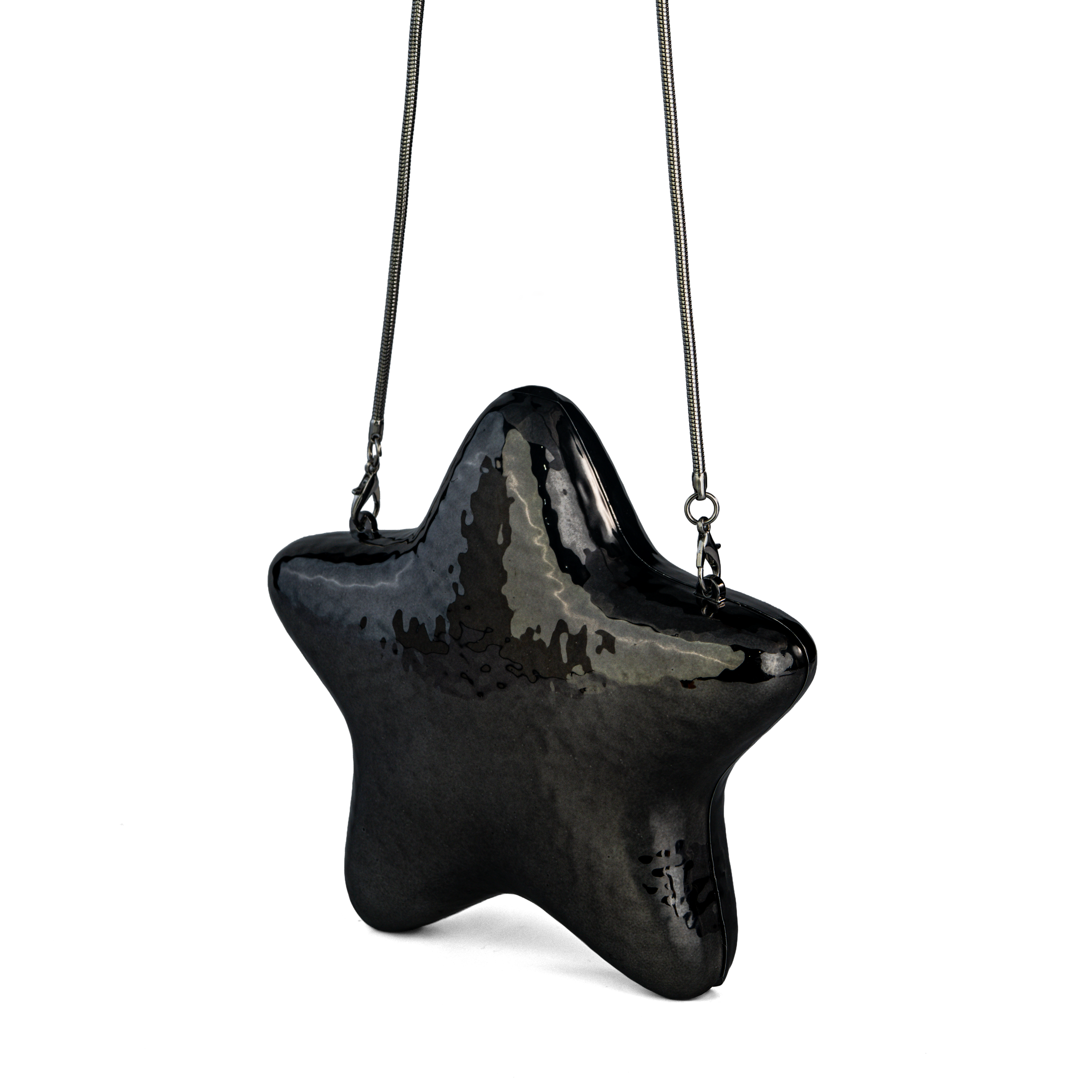 Metallic Starry Clutch Bag