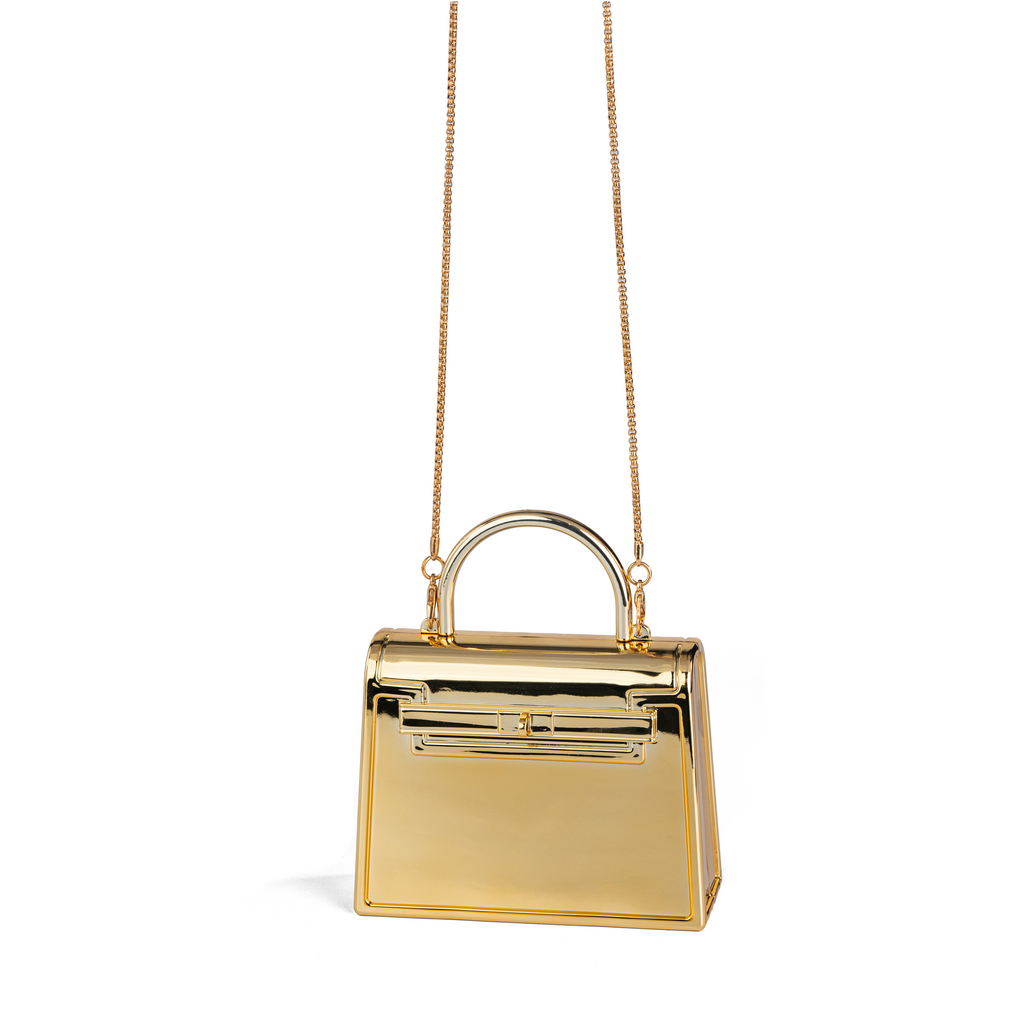 Mini Glossy Quartz Clutch Bag