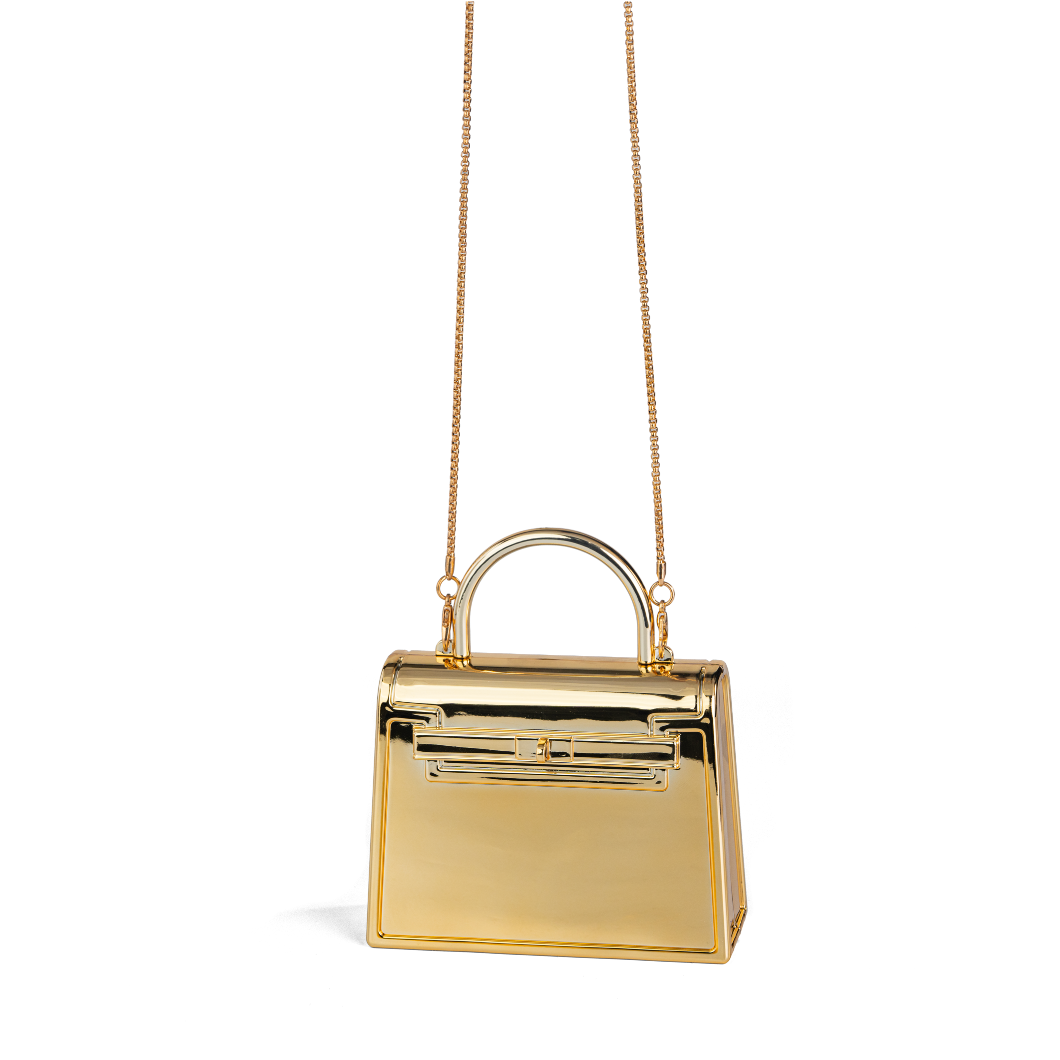 Mini Glossy Quartz Clutch Bag