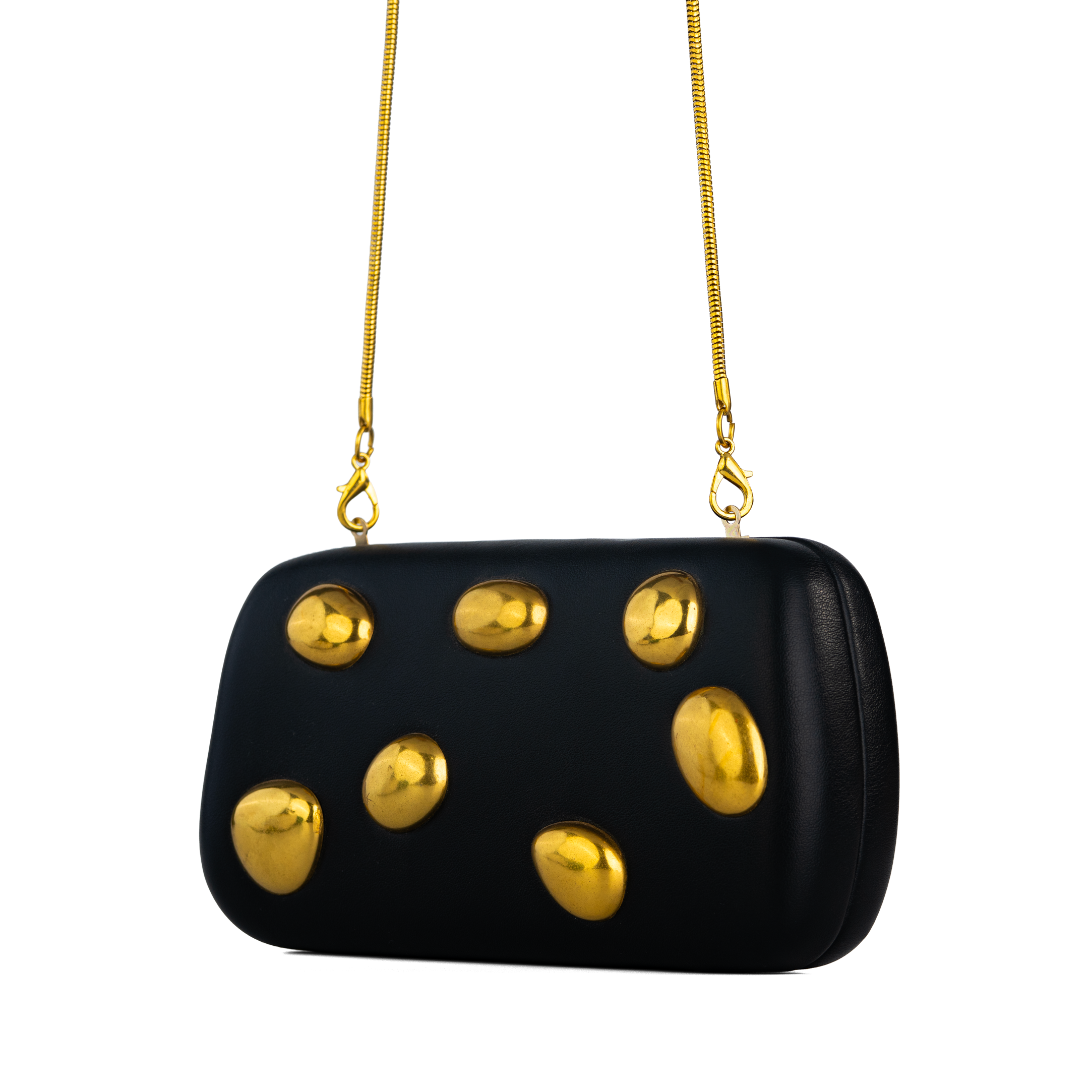 Matte Luxury Jewel Clutch Bag