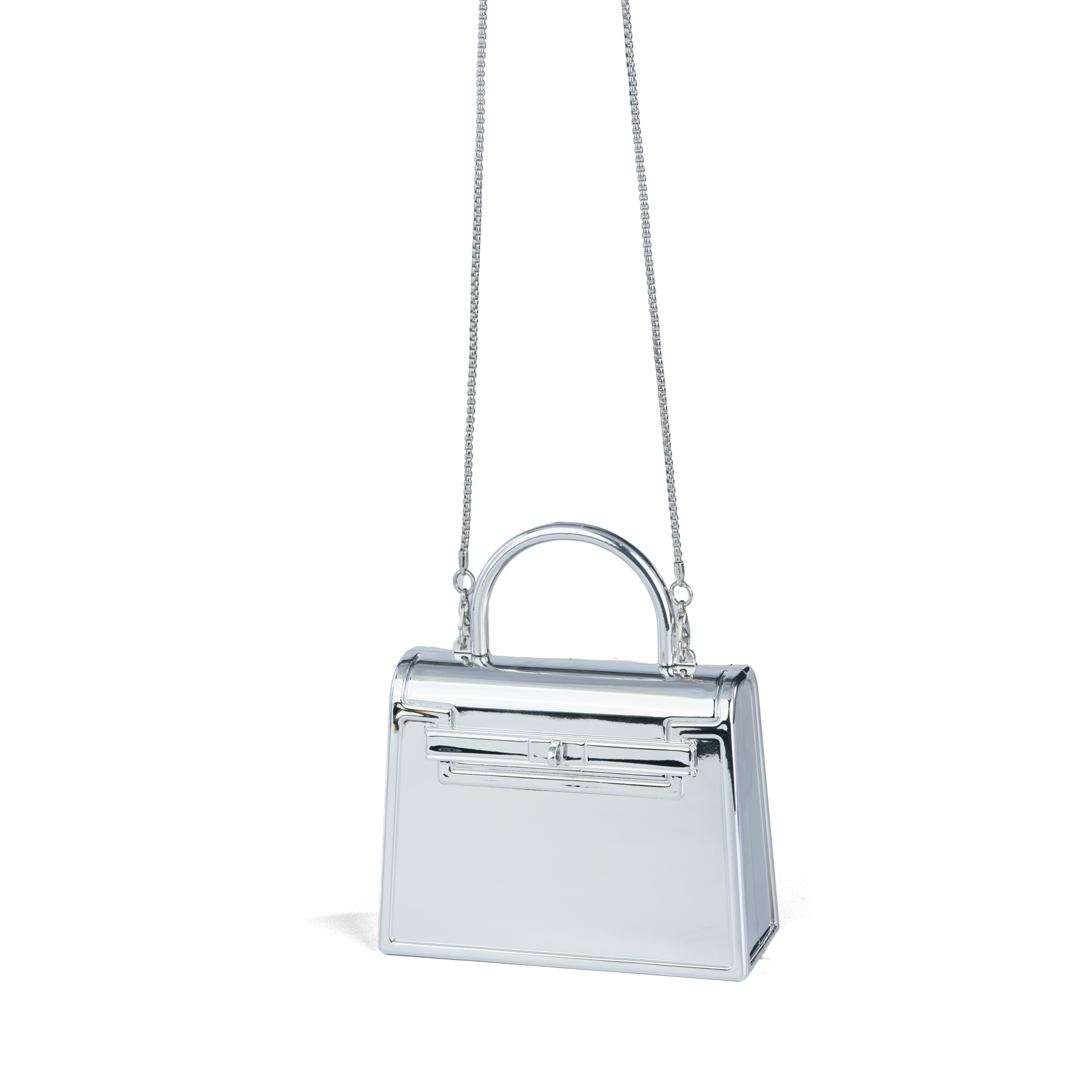 Mini Glossy Quartz Clutch Bag