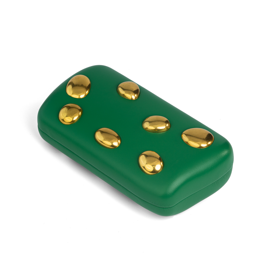 Matte Luxury Jewel Clutch Bag