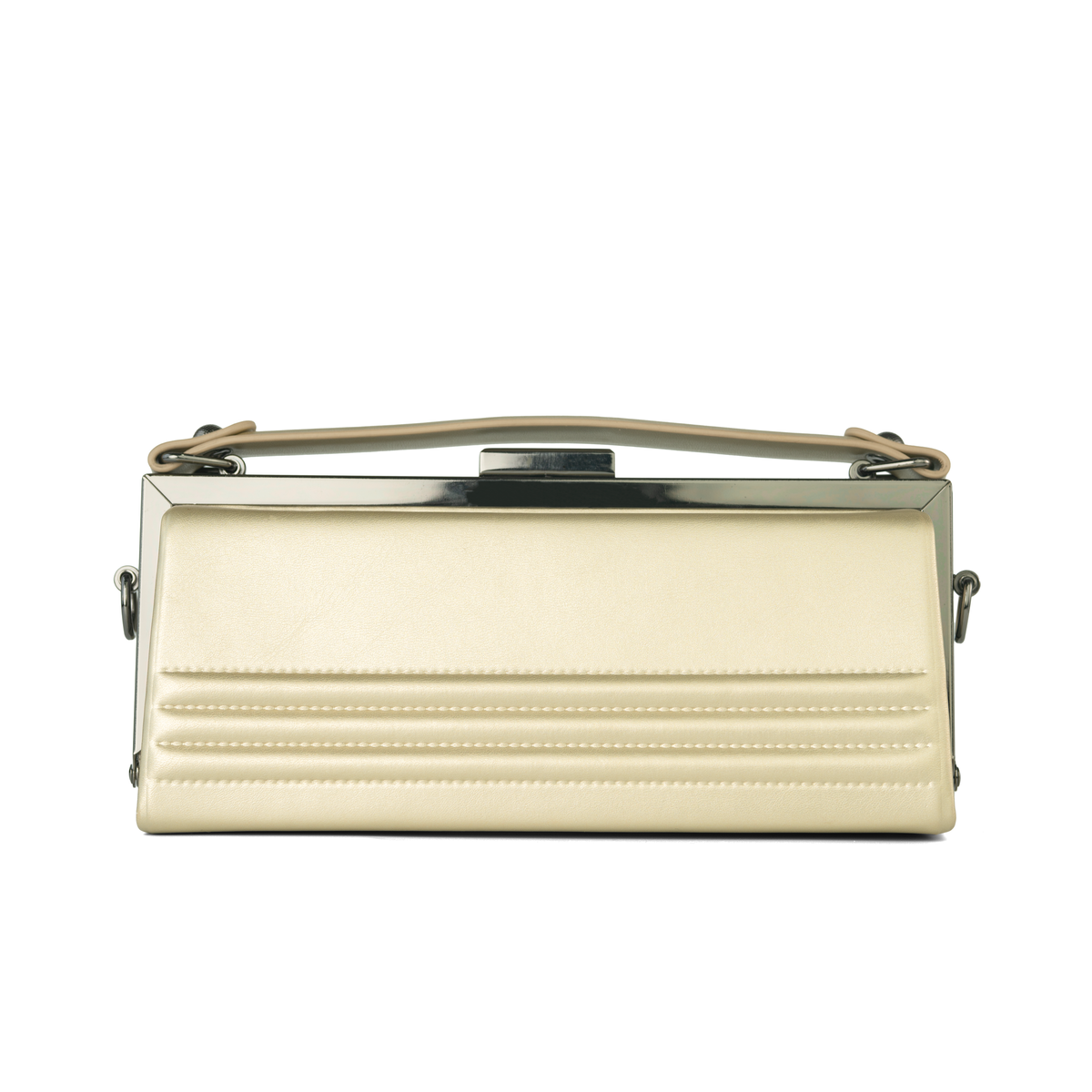 Top Handle Pleated Bag