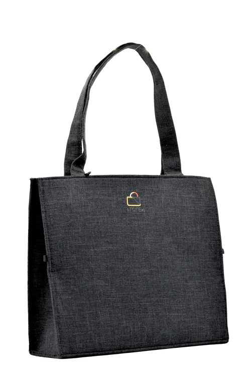 Black Urban Tote Bag