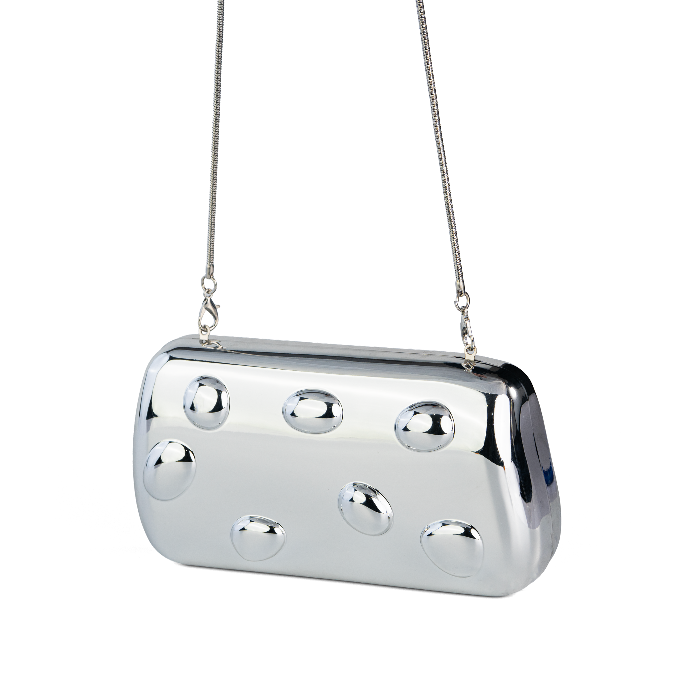 Glossy Luxury Jewel Clutch Bag
