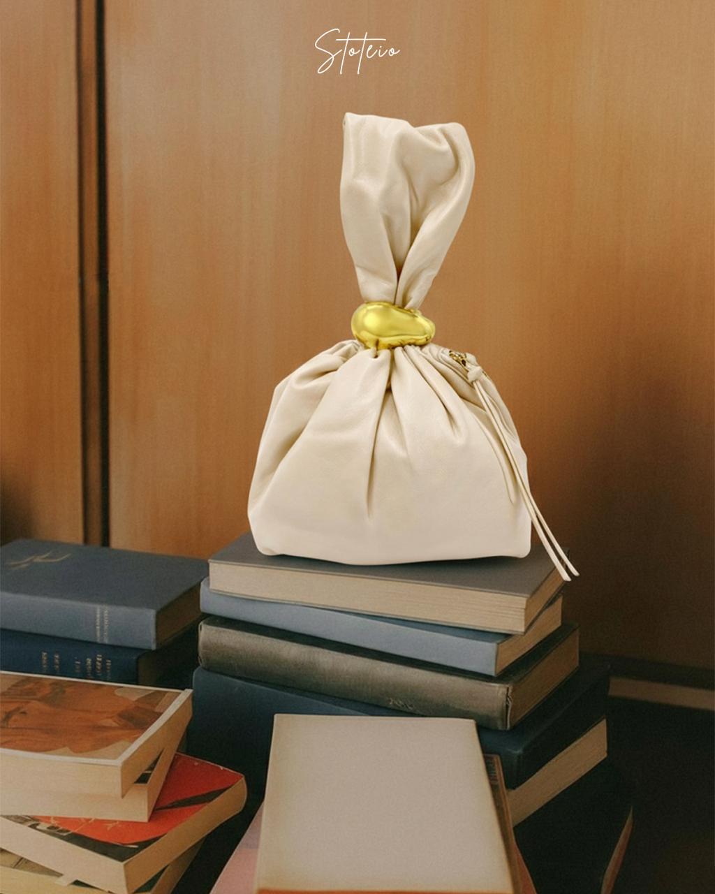 Wristlet Faux Leather Bag