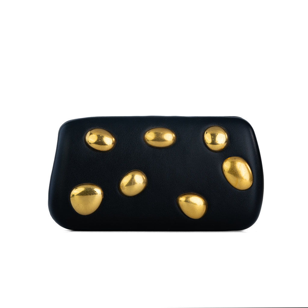 Matte Luxury Jewel Clutch Bag