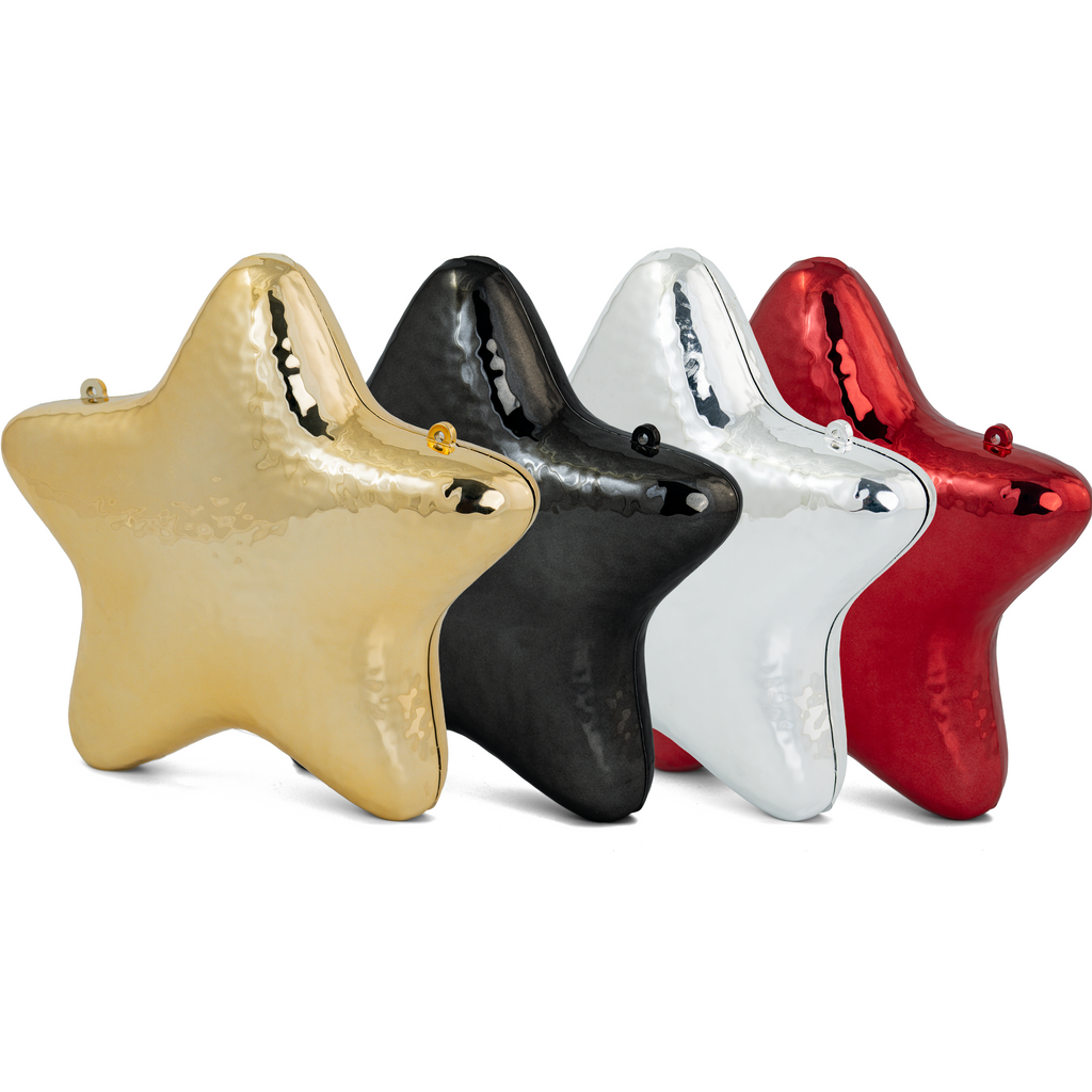 Metallic Starry Clutch Bag