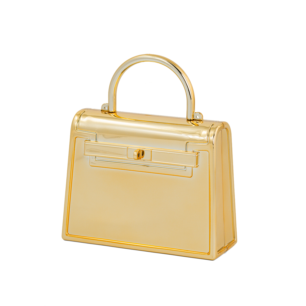 Mini Glossy Quartz Clutch Bag