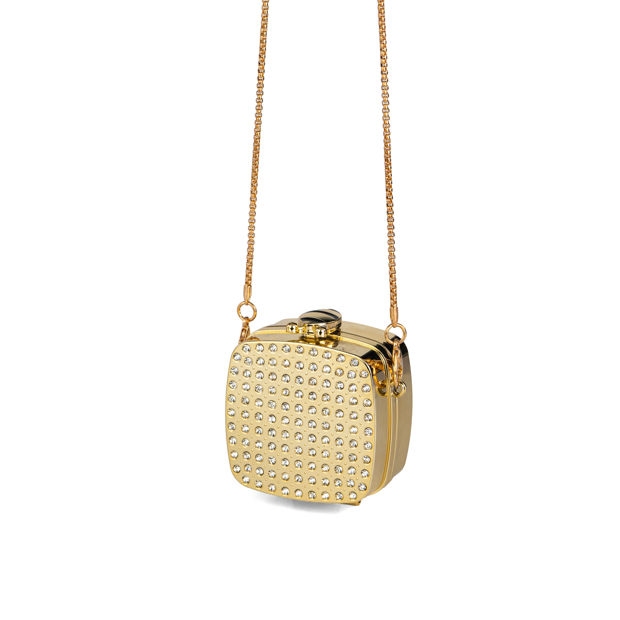 Mini Rhinestone Clutch Bag