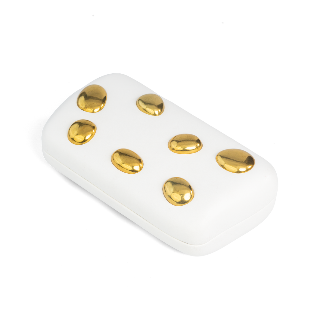 Matte Luxury Jewel Clutch Bag