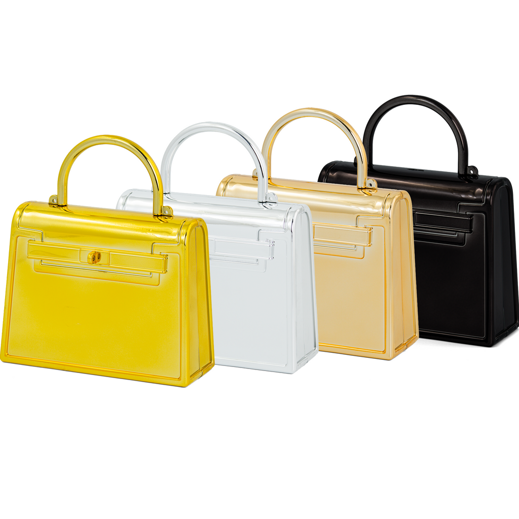 Mini Glossy Quartz Clutch Bag