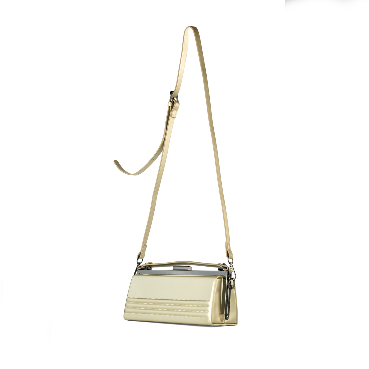 Top Handle Pleated Bag