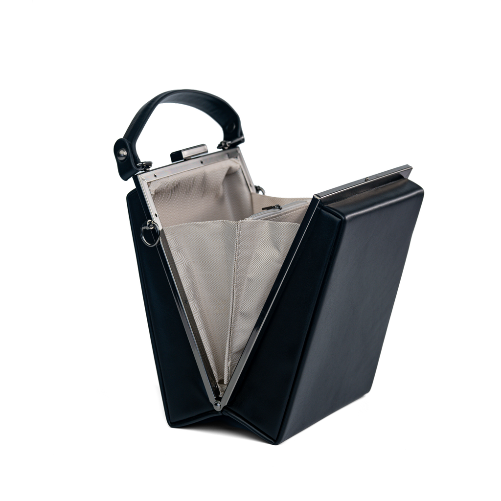 Top Handle Pyramid Bag
