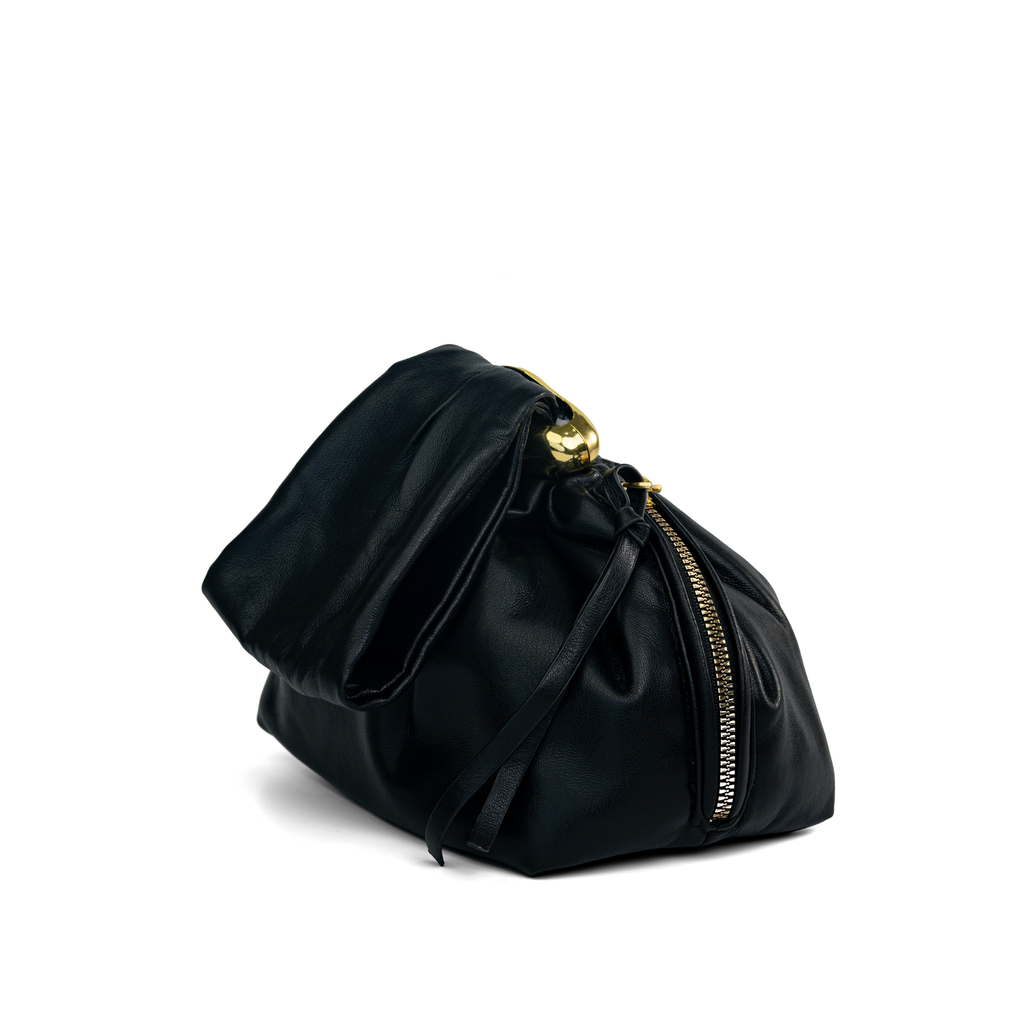 Wristlet Faux Leather Bag