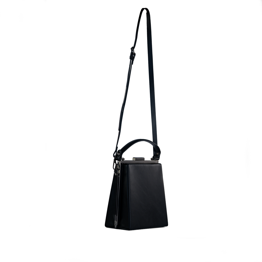 Top Handle Pyramid Bag