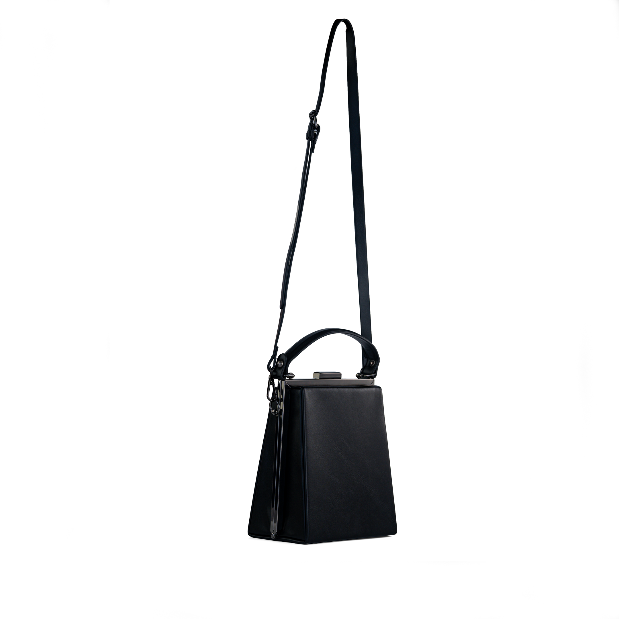 Top Handle Pyramid Bag