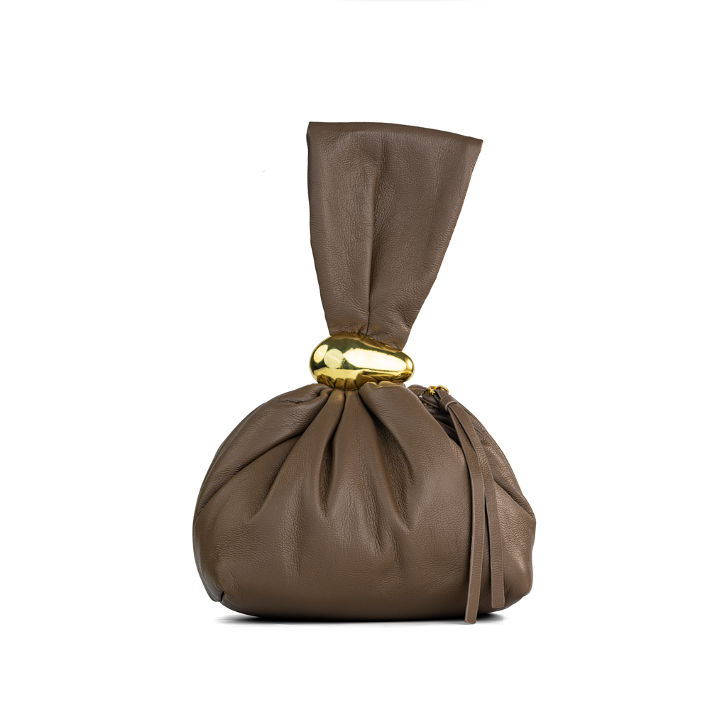 Wristlet Faux Leather Bag