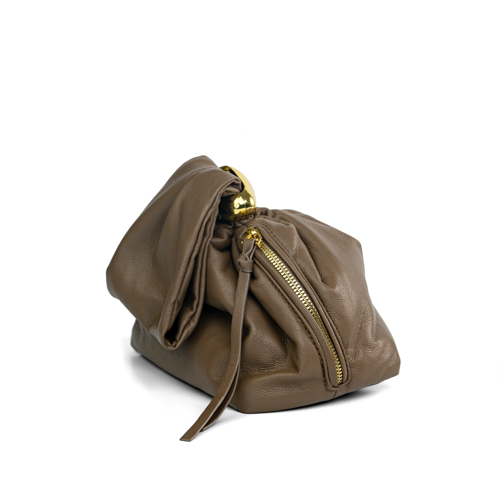 Wristlet Faux Leather Bag