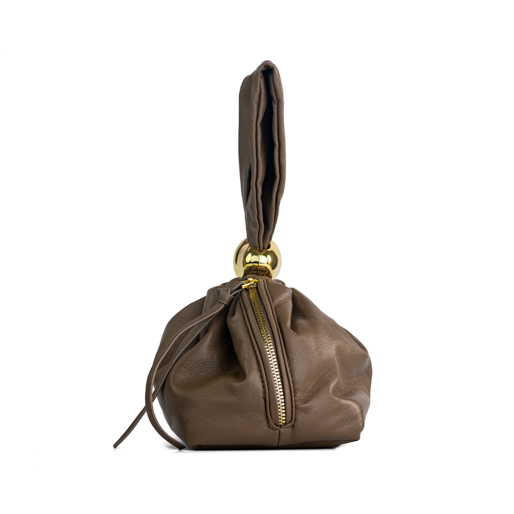 Wristlet Faux Leather Bag