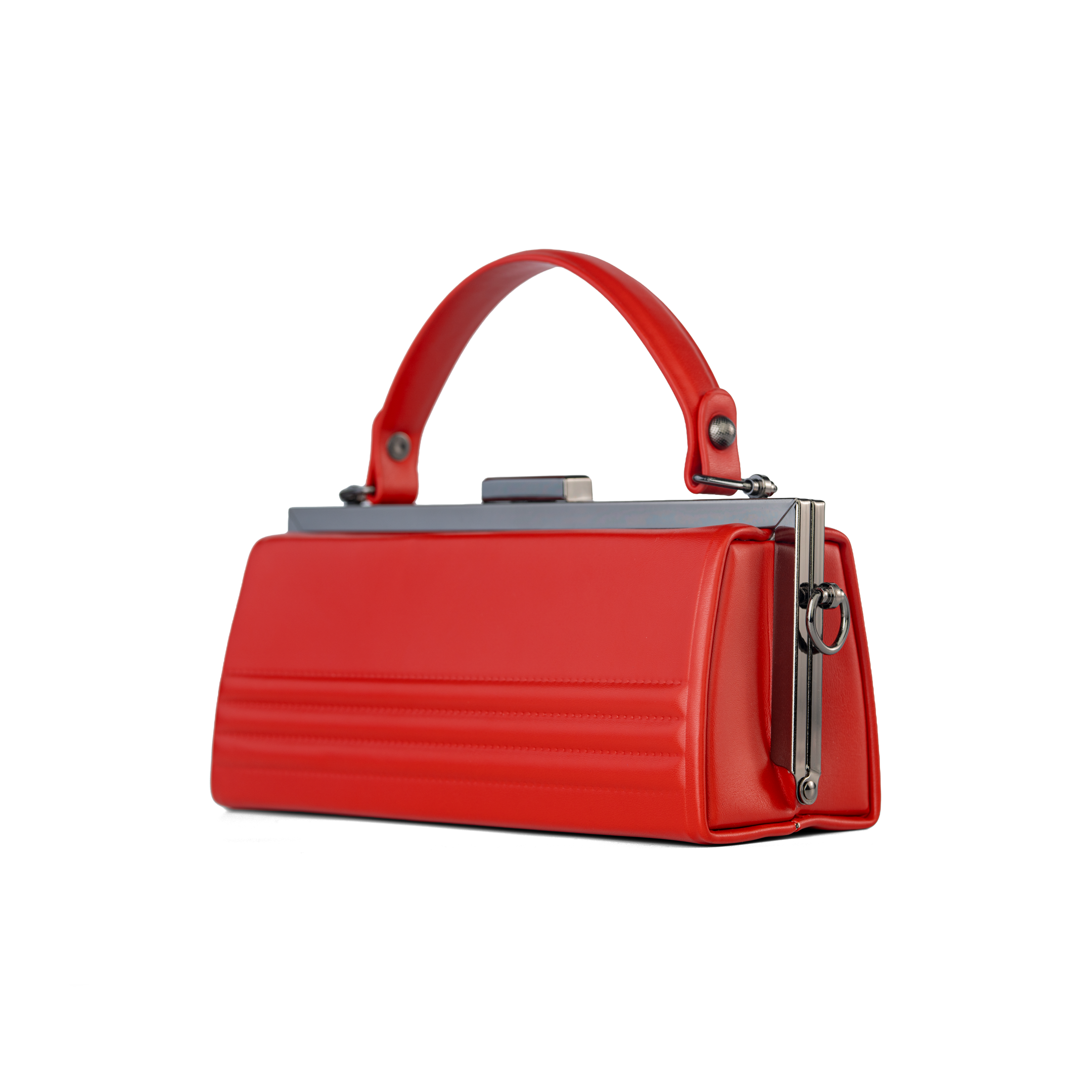 Top Handle Pleated Bag