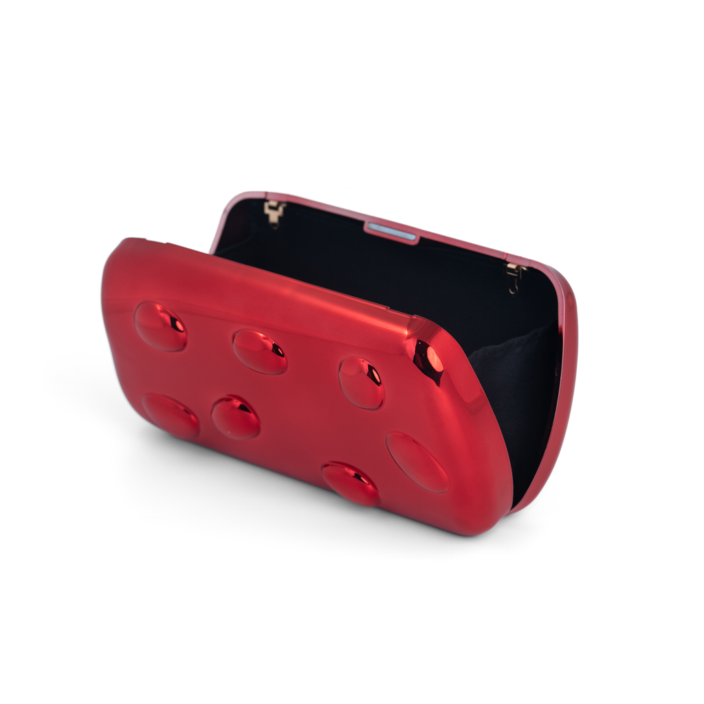 Glossy Luxury Jewel Clutch Bag