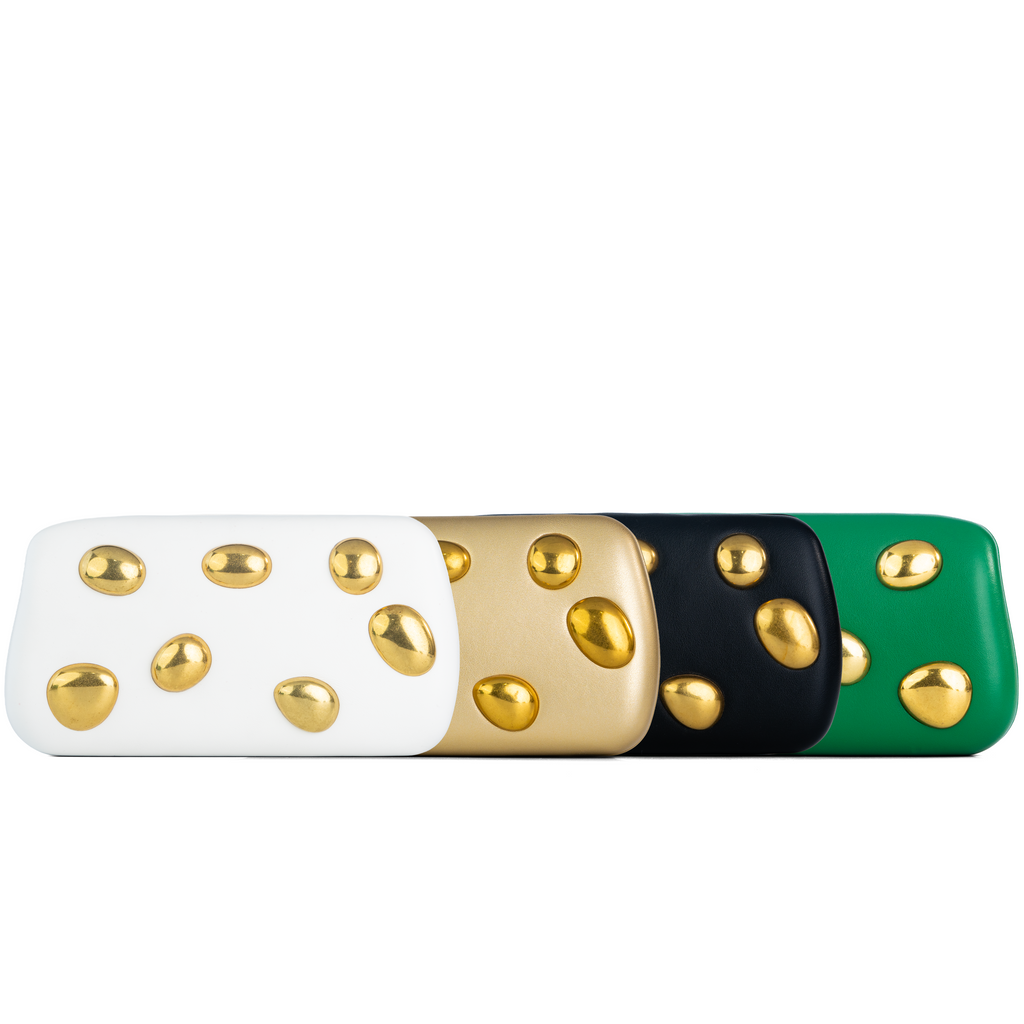 Matte Luxury Jewel Clutch Bag
