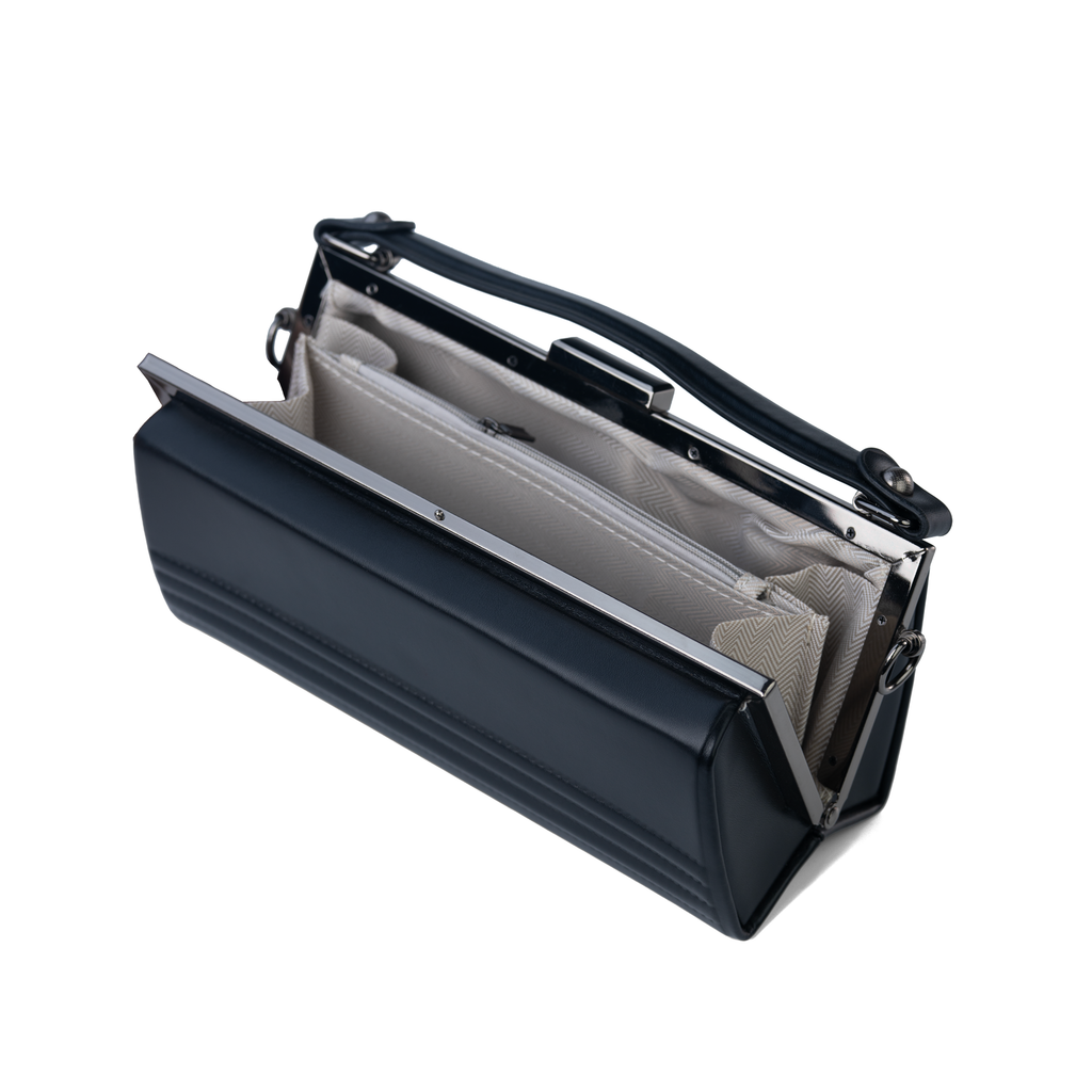 Top Handle Pleated Bag