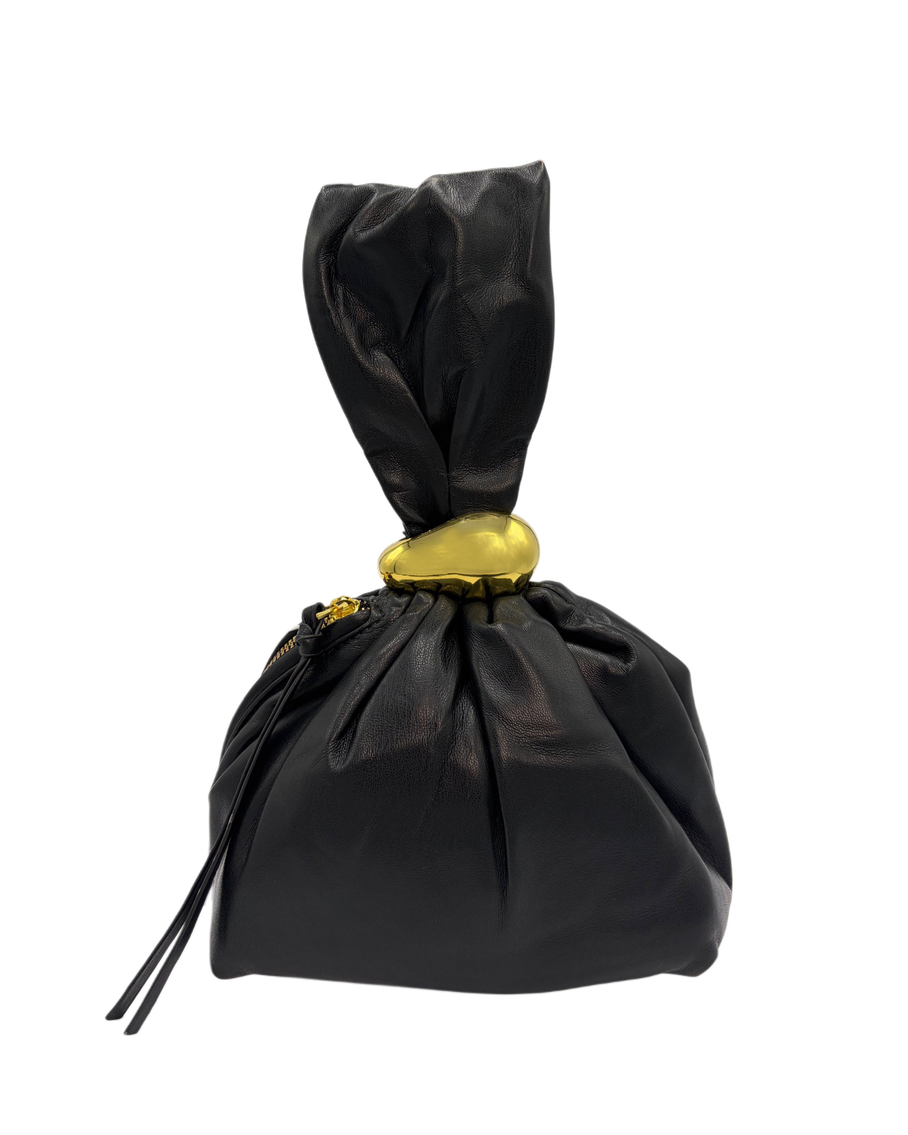 Wristlet Faux Leather Bag