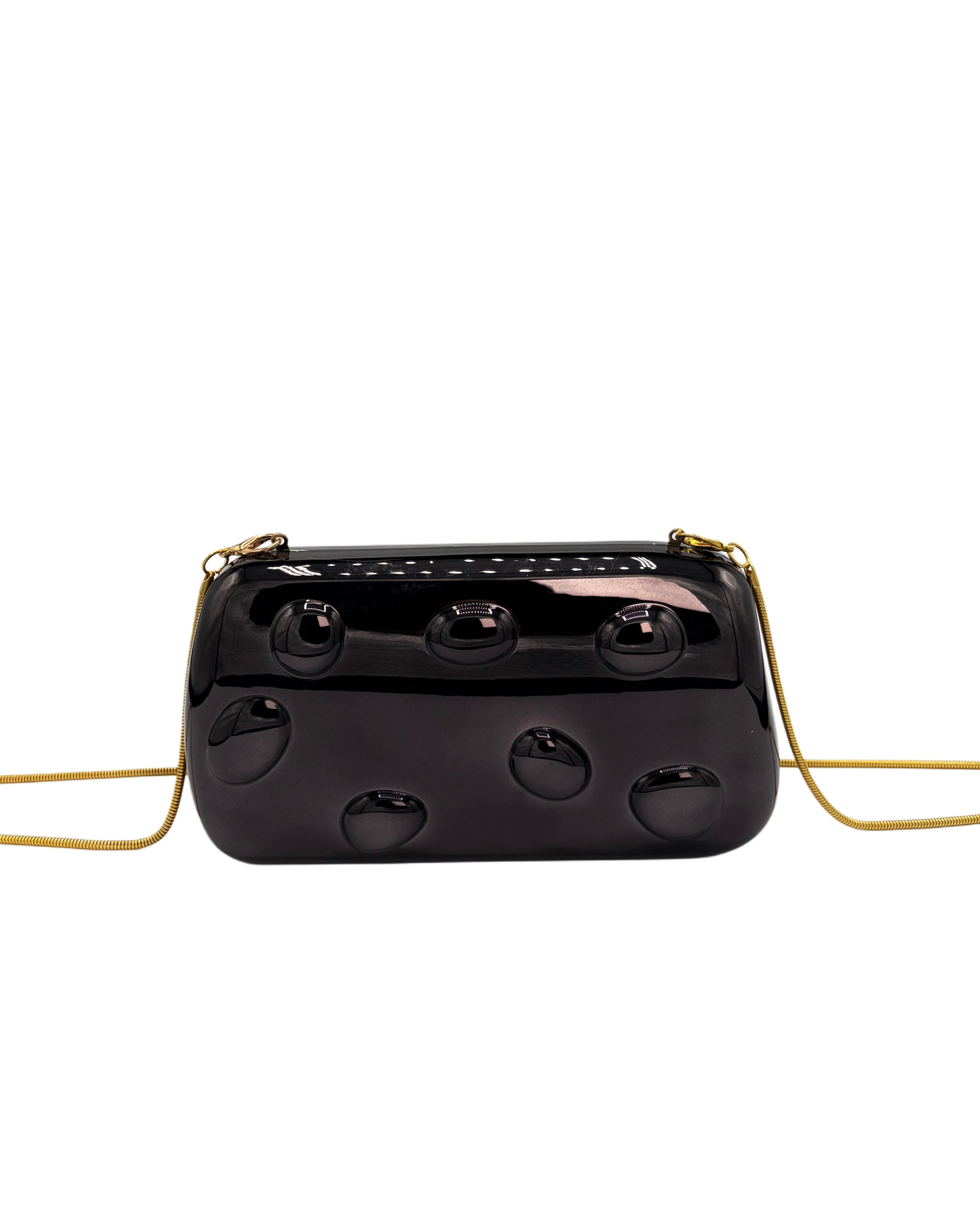 Glossy Luxury Jewel Clutch Bag