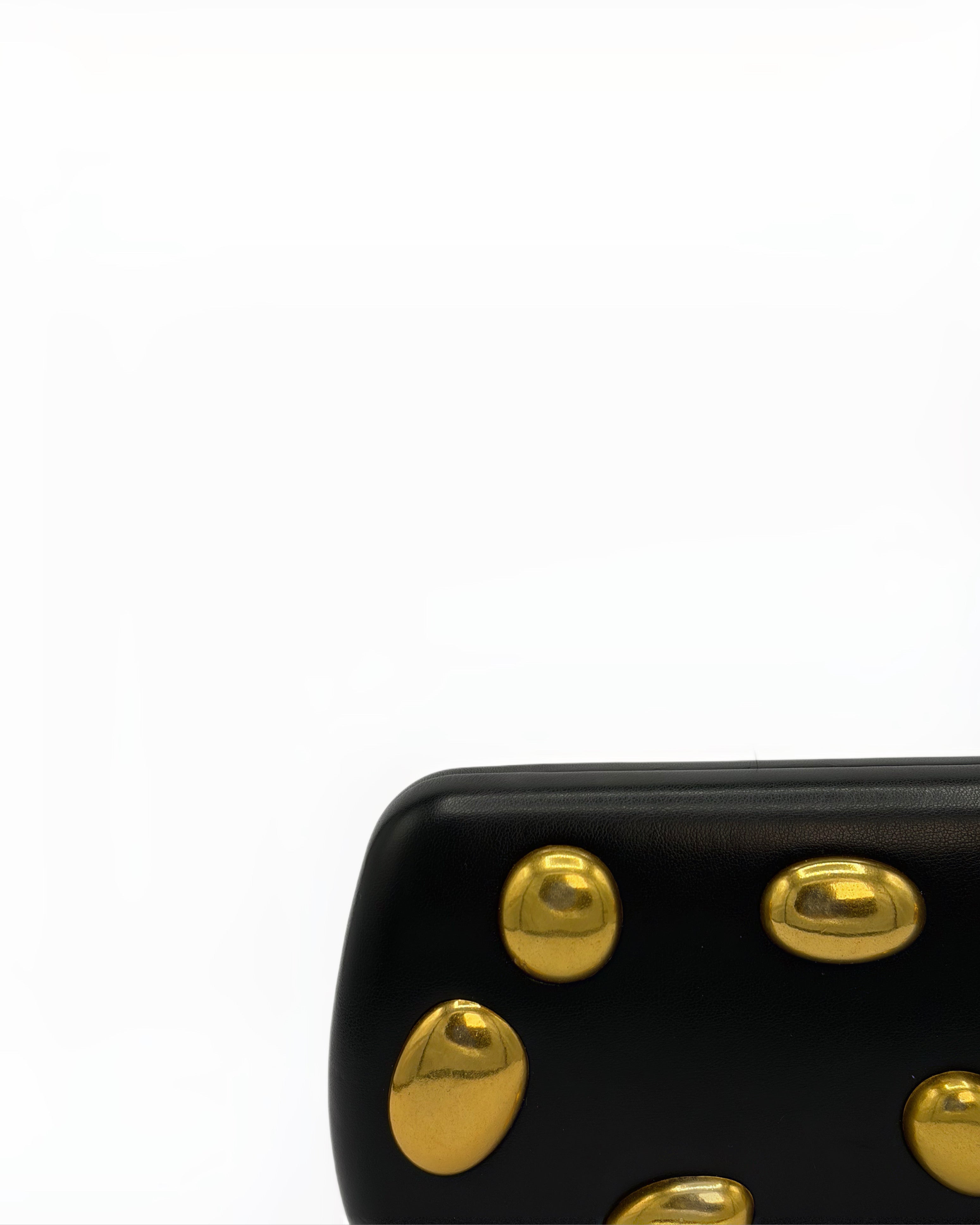 Matte Luxury Jewel Clutch Bag