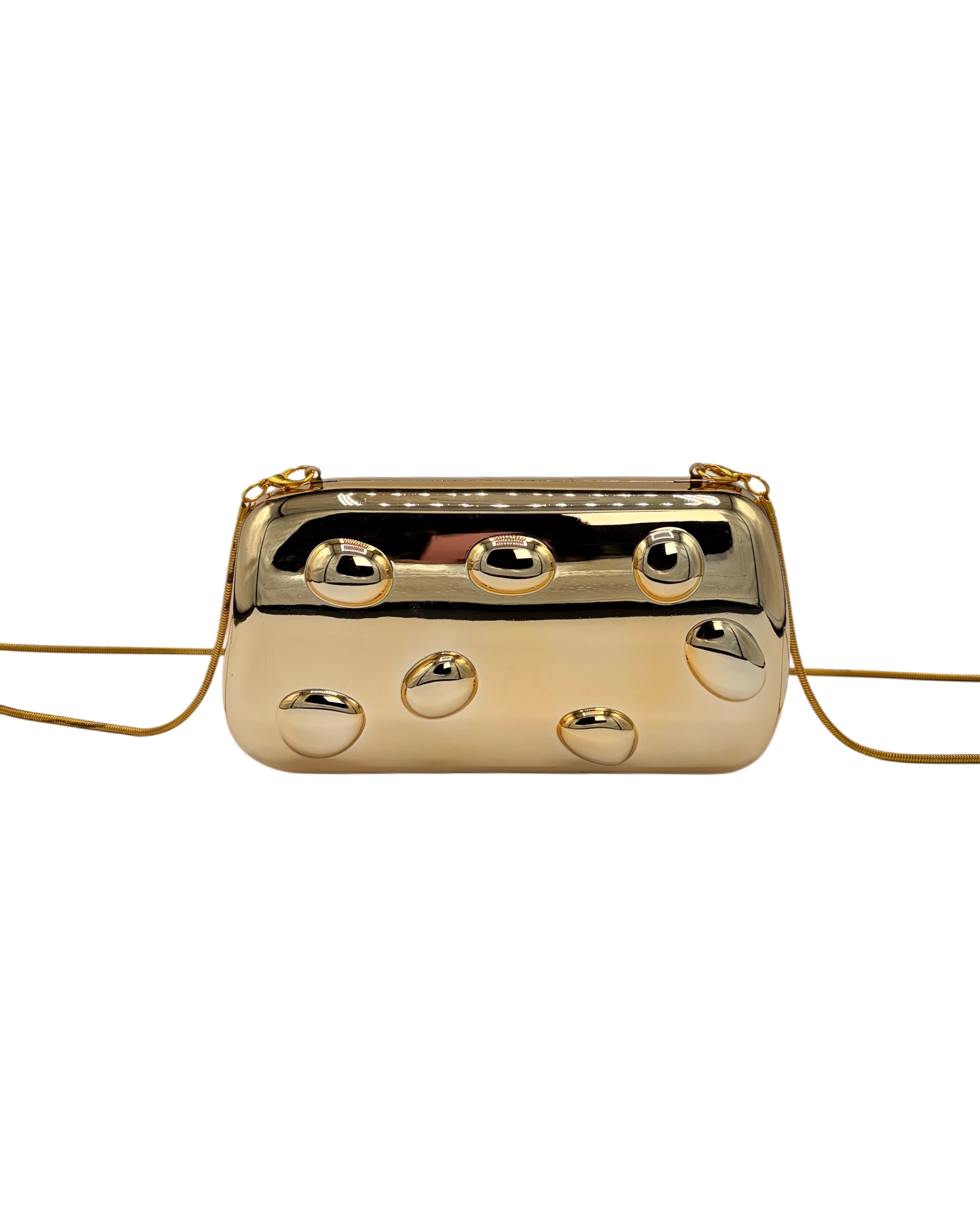 Glossy Luxury Jewel Clutch Bag