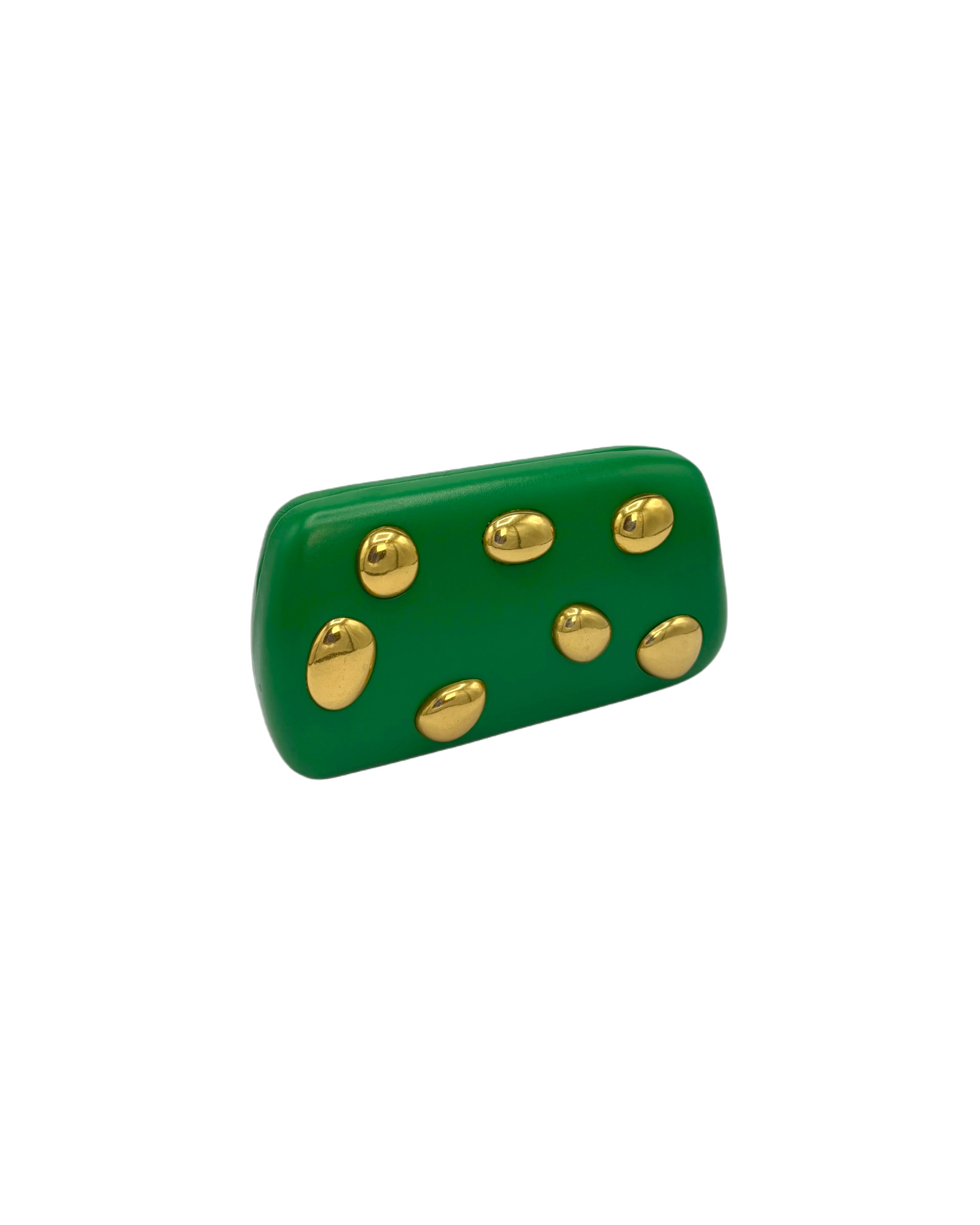 Matte Luxury Jewel Clutch Bag