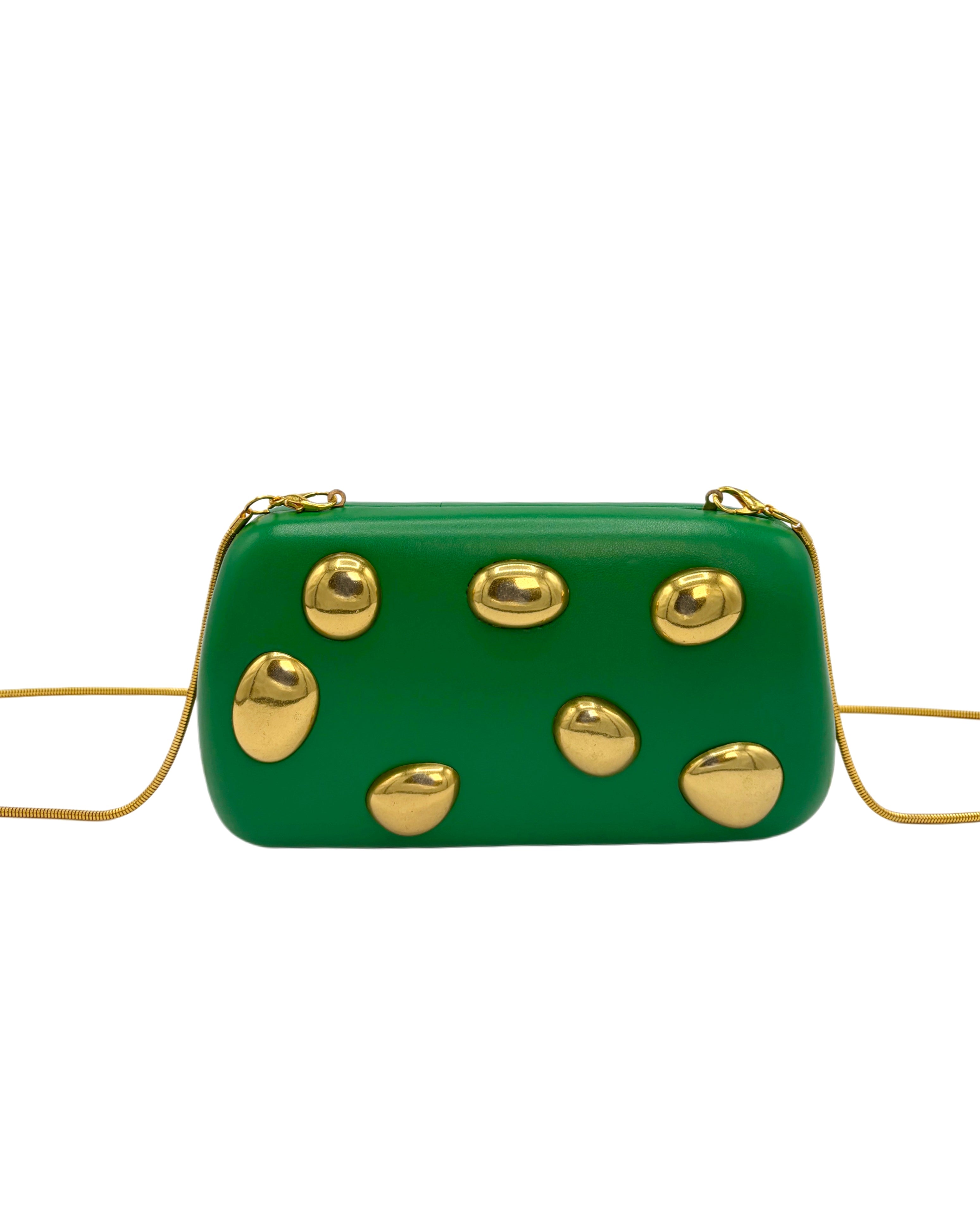Matte Luxury Jewel Clutch Bag